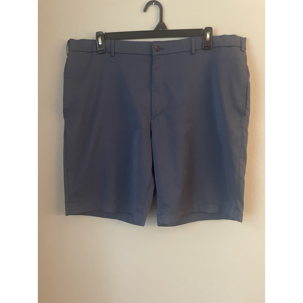 Men's WALTER HAGEN Essentials Flat Front Size 42 Shorts‎ Oxford Navy
